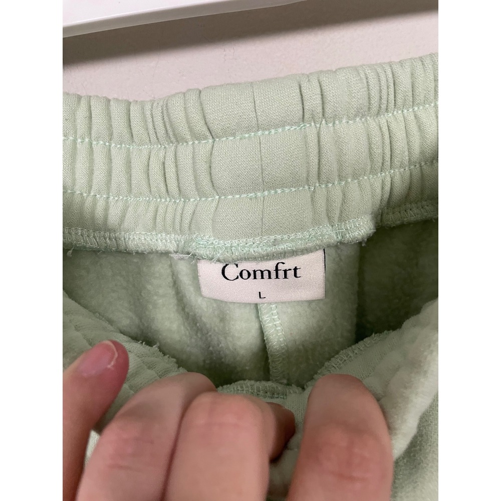 Comfrt Pastel Jogger Sweatpants in Limited Edition Mint Green Size Large - Picture 9 of 10